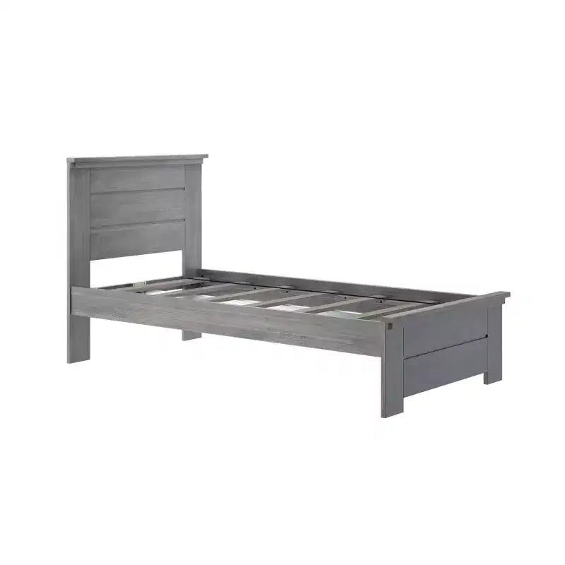 Cadre de lit simple Plank+Beam Farmhouse avec tête de lit, lit plateforme en bois massif