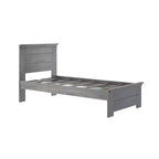 Cadre de lit simple Plank+Beam Farmhouse avec tête de lit, lit plateforme en bois massif