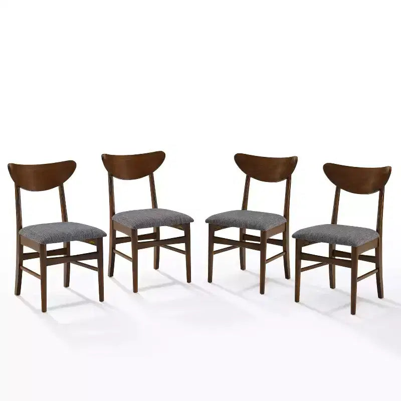 Ensemble de 4 chaises de salle à manger en bois Crosley Landon