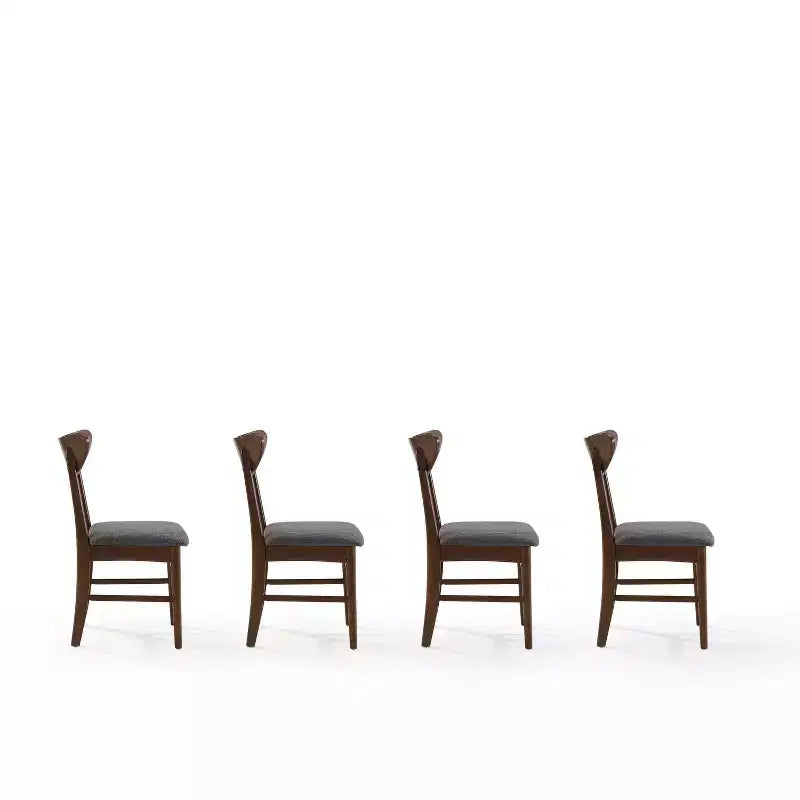 Ensemble de 4 chaises de salle à manger en bois Crosley Landon