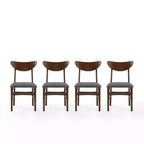 Ensemble de 4 chaises de salle à manger en bois Crosley Landon