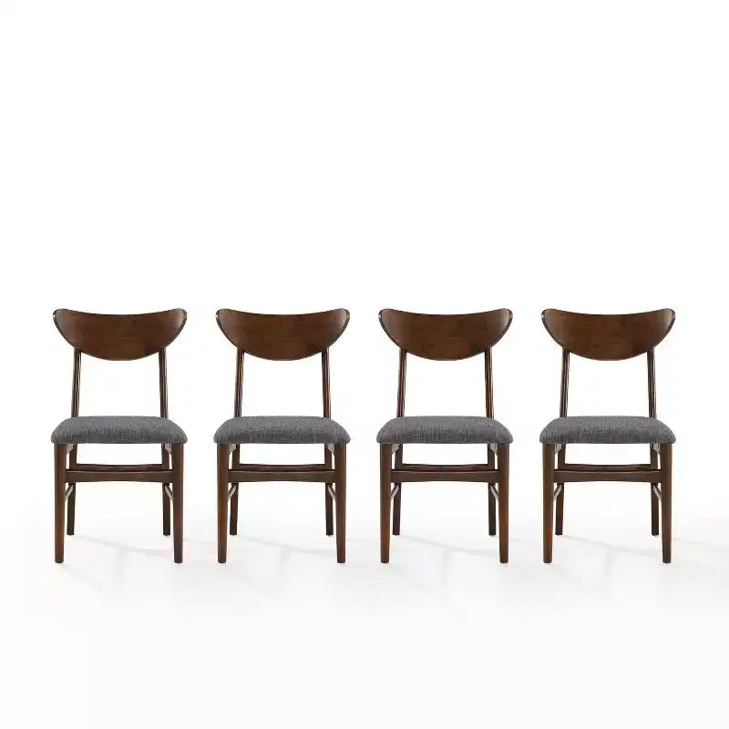 Ensemble de 4 chaises de salle à manger en bois Crosley Landon