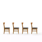 Ensemble de 4 chaises de salle à manger en bois Crosley Landon