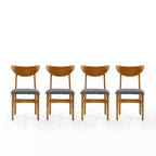 Ensemble de 4 chaises de salle à manger en bois Crosley Landon