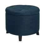 Pouf de rangement rond Designs4Comfort par Breighton Home