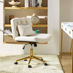 Chaise de bureau Nigel en flanelle moderne avec inclinaison et hauteur réglables Mecha|HULALA HOME