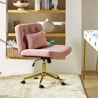 Chaise de bureau Nigel en flanelle moderne avec inclinaison et hauteur réglables Mecha|HULALA HOME