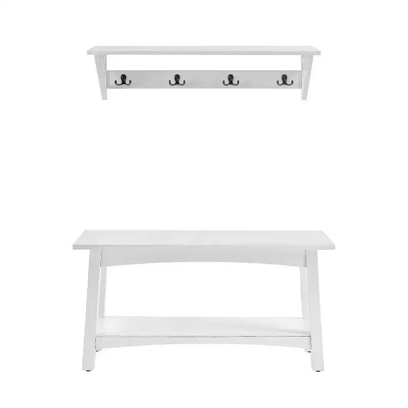 Patère avec banc de rangement Middlebury 91 cm - Alaterre Furniture
