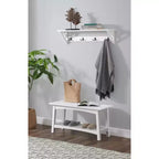 Patère avec banc de rangement Middlebury 91 cm - Alaterre Furniture
