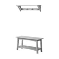 36" Middlebury Coat Hook with Bench Hall Tree Set - Alaterre Furniture