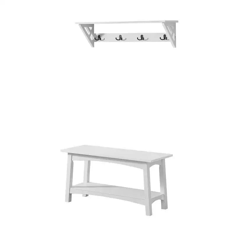 Patère avec banc de rangement Middlebury 91 cm - Alaterre Furniture
