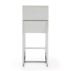 Ensemble de 3 tabourets de bar hauteur comptoir Element rembourrés en acier inoxydable - Manhattan Comfort