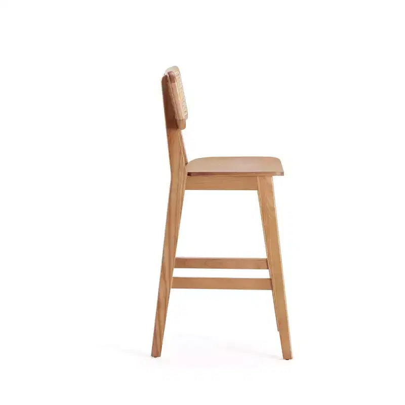 Lot de 3 tabourets de bar hauteur comptoir Versailles en bois – Manhattan Comfort