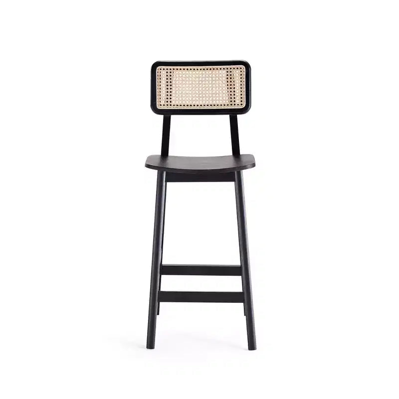Lot de 3 tabourets de bar hauteur comptoir Versailles en bois – Manhattan Comfort