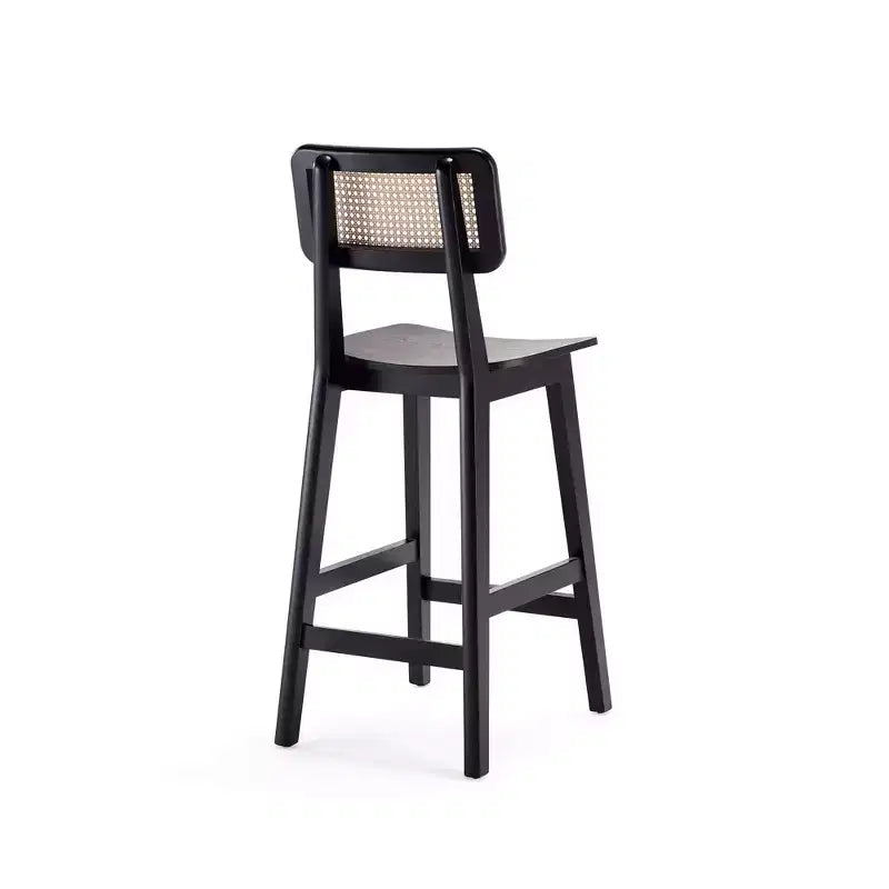 Lot de 3 tabourets de bar hauteur comptoir Versailles en bois – Manhattan Comfort