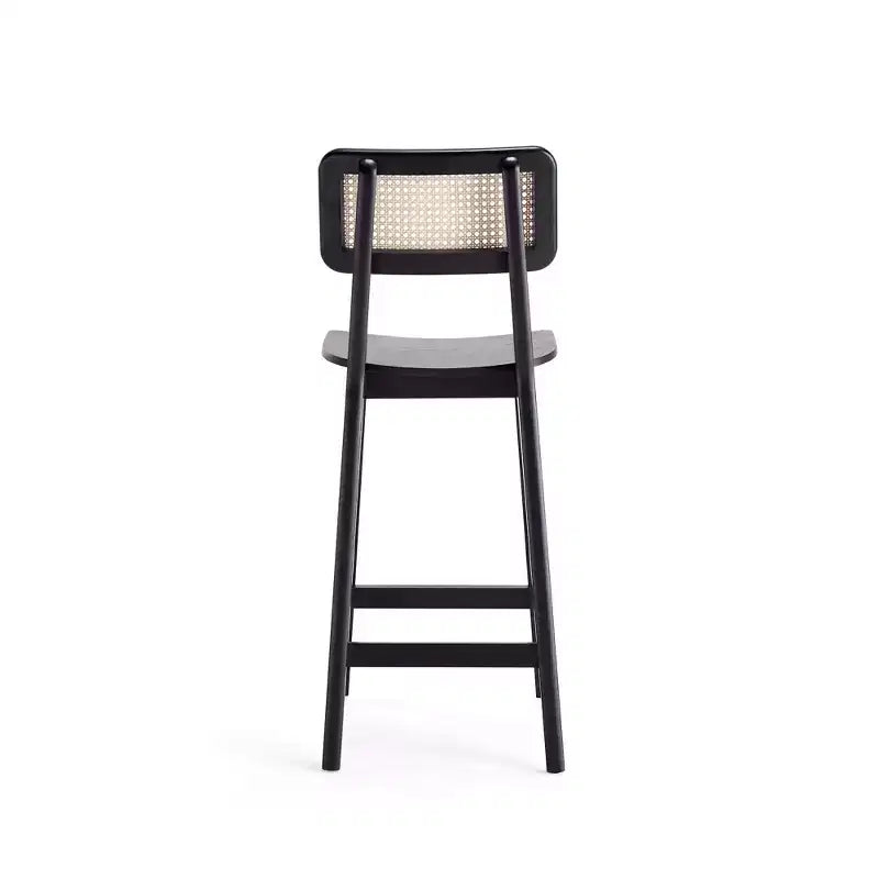 Lot de 3 tabourets de bar hauteur comptoir Versailles en bois – Manhattan Comfort
