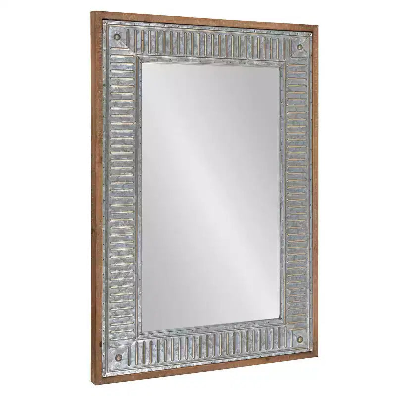 Deely Rectangle Wall Mirror - Kate & Laurel All Things Decor