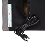Tête de lit Hugo de Flash Furniture avec 2 prises de courant, 1 port USB et 1 port USB-C, revêtement en similicuir et deux options de fixation