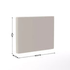 Tête de lit Hugo de Flash Furniture avec 2 prises de courant, 1 port USB et 1 port USB-C, revêtement en similicuir et deux options de fixation