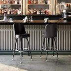 Tabouret de bar en métal Flash Furniture avec siège baquet pivotant