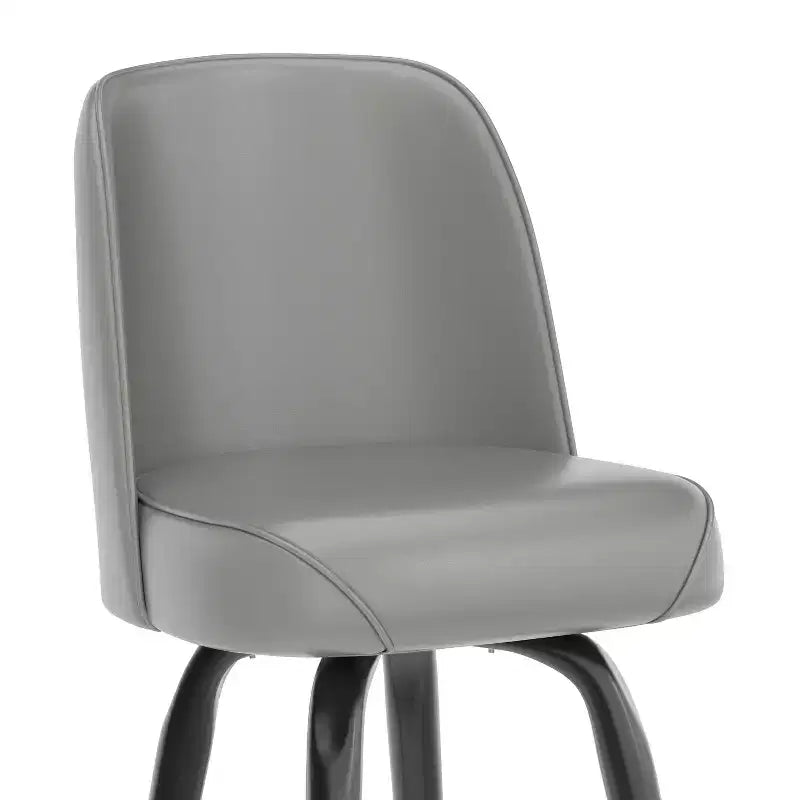 Tabouret de bar en métal Flash Furniture avec siège baquet pivotant
