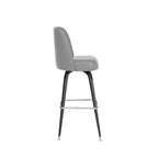 Tabouret de bar en métal Flash Furniture avec siège baquet pivotant
