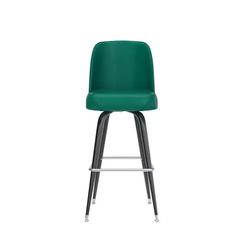 Tabouret de bar en métal Flash Furniture avec siège baquet pivotant