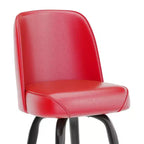Tabouret de bar en métal Flash Furniture avec siège baquet pivotant