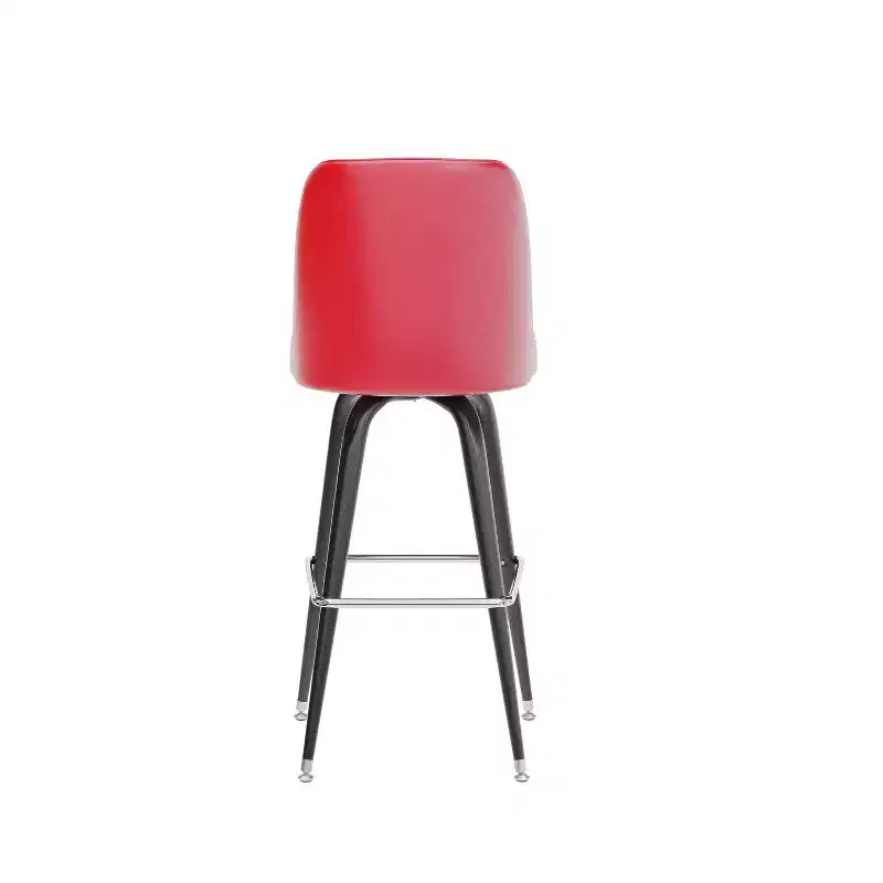Tabouret de bar en métal Flash Furniture avec siège baquet pivotant
