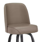 Tabouret de bar en métal Flash Furniture avec siège baquet pivotant
