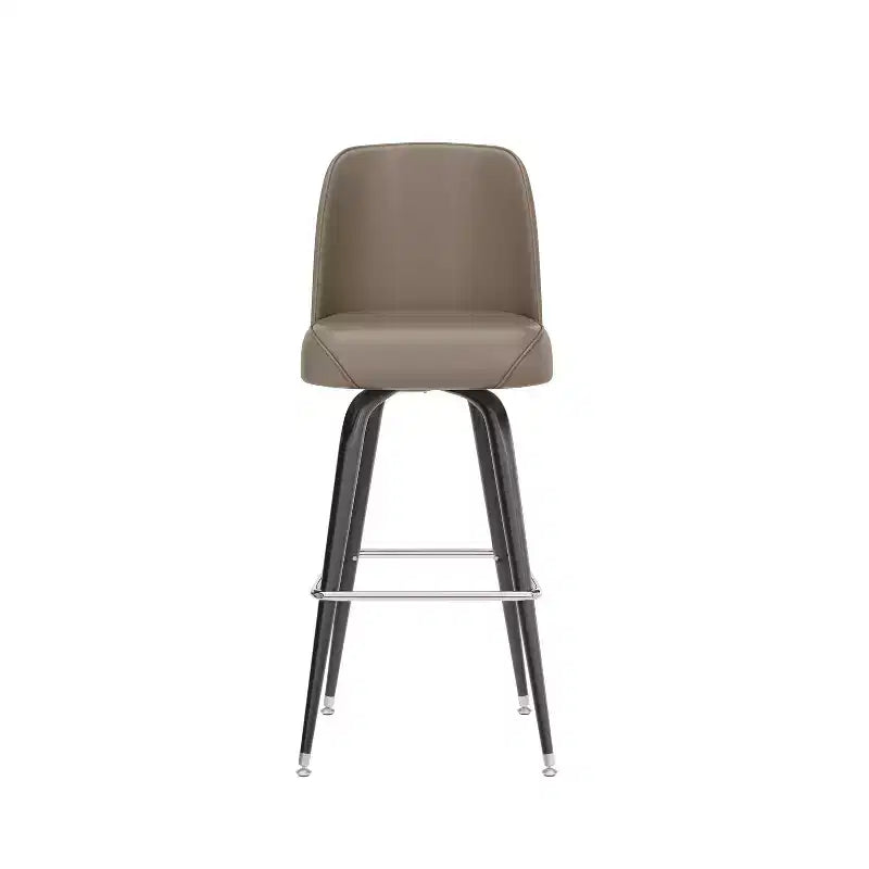 Tabouret de bar en métal Flash Furniture avec siège baquet pivotant