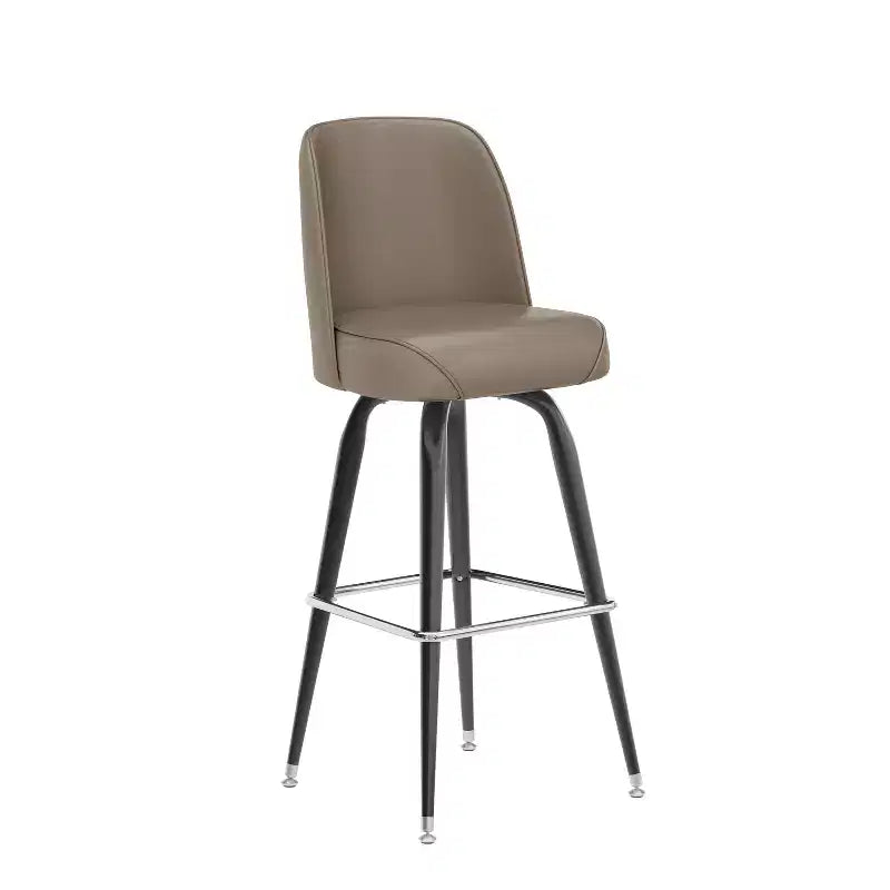 Tabouret de bar en métal Flash Furniture avec siège baquet pivotant