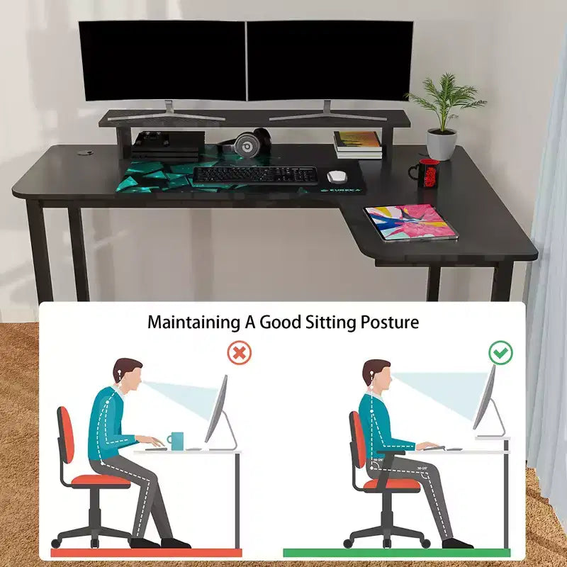 Bureau d'angle EUREKA ERGONOMIC 60x23