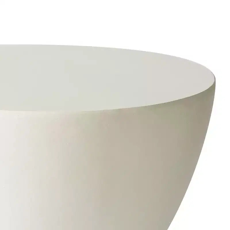 Table d'appoint LeisureMod Loft Hourglass Fiberstone - Table d'appoint moderne pour l'intérieur et l'extérieur