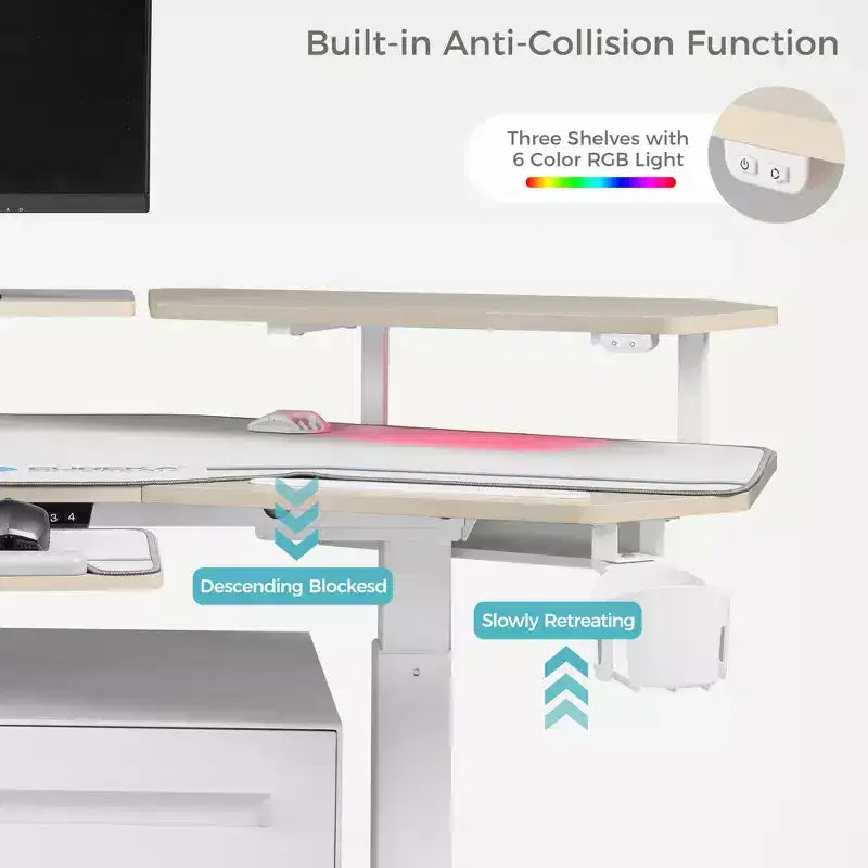 Bureau debout ergonomique EUREKA Aero 72