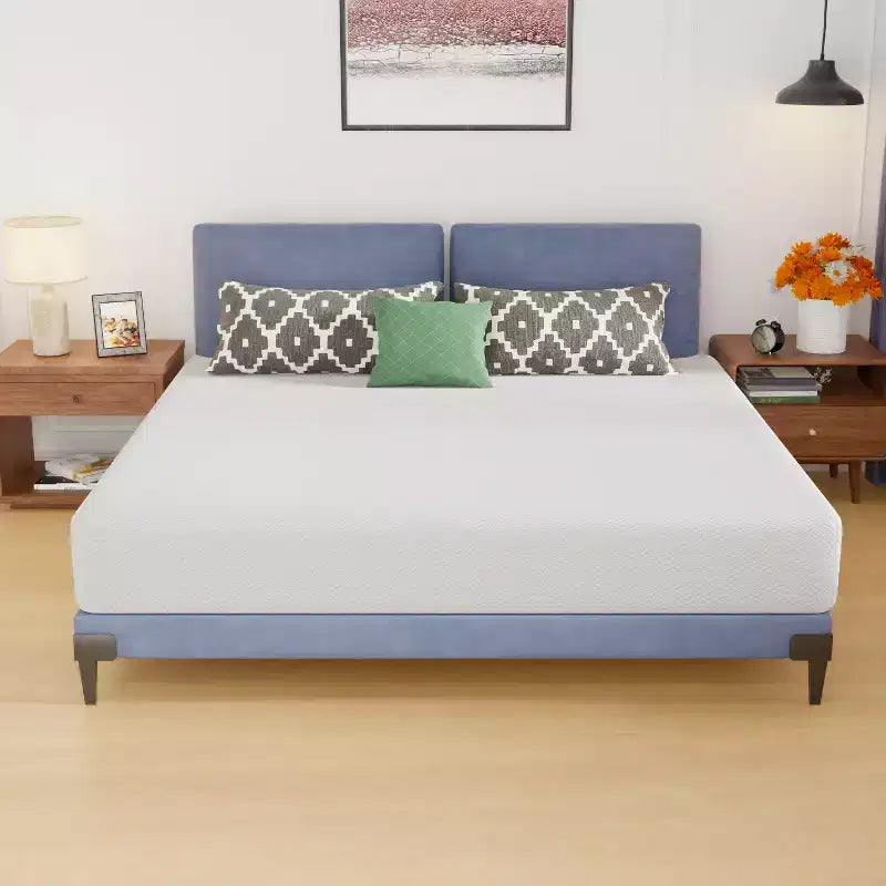 FDW Matelas en mousse de 10 pouces pour lit King Size, certifié CertiPUR-US, housse douce amovible, matelas King pour cadre de lit, lit superposé, lit gigogne,