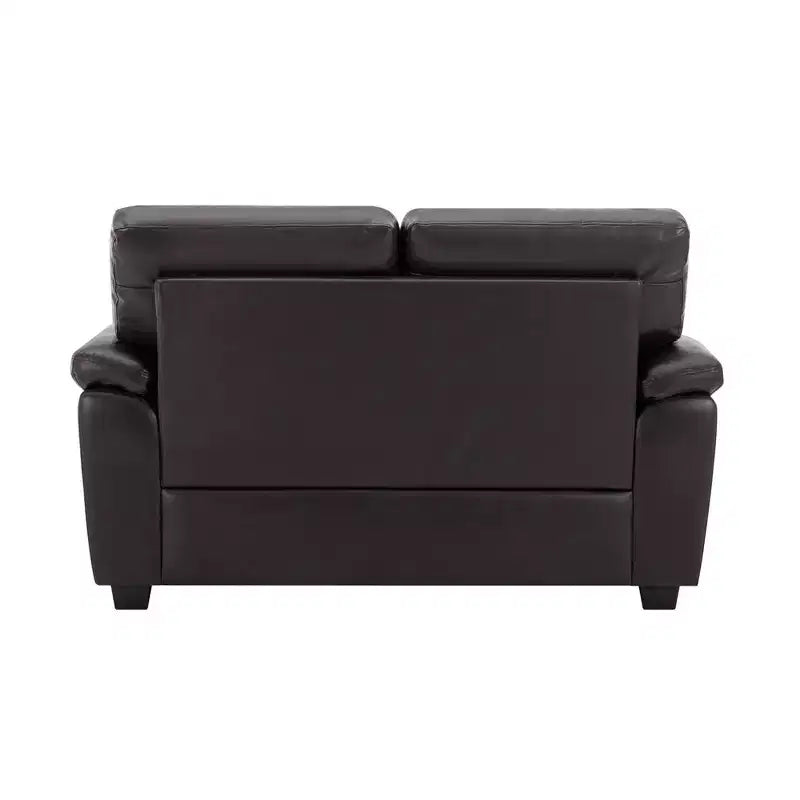 Morden Rembourré en Faux Cuir avec Oreillers - Morden Fort