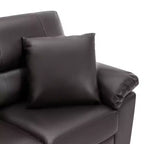 Morden Rembourré en Faux Cuir avec Oreillers - Morden Fort