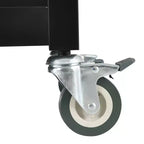 Îlot de cuisine mobile, Chariot de cuisine roulant avec 2 tiroirs, Meuble 4 portes, Îlot de cuisine sur roulettes pour cuisine d'hôtel ou salle à manger