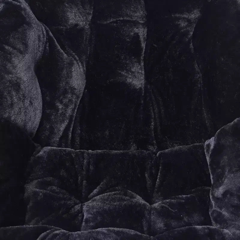 Fauteuil soucoupe pliant surdimensionné Emma et Oliver pour dortoir, chambre à coucher