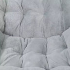 Fauteuil soucoupe pliant surdimensionné Emma et Oliver pour dortoir, chambre à coucher
