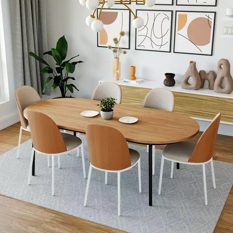 LeisureMod Tule – Lot de 2 chaises de salle à manger modernes avec assise en similicuir, velours ou daim et structure en acier blanc – Cuisine, salle à manger, maison, café, sièges