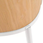 LeisureMod Tule – Lot de 2 chaises de salle à manger modernes avec assise en similicuir, velours ou daim et structure en acier blanc – Cuisine, salle à manger, maison, café, sièges