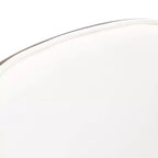 LeisureMod Tule – Lot de 2 chaises de salle à manger modernes avec assise en similicuir, velours ou daim et structure en acier blanc – Cuisine, salle à manger, maison, café, sièges