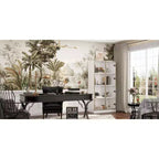 Meuble vitrine Famapy avec portes et étagères en verre, étagère de rangement polyvalente, buffet avec éclairage LED