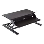 Support de moniteur convertisseur de bureau debout à deux niveaux AirRise Pro de Stand Up Desk Store avec tablette de clavier intégrée (blanc, 32 po de large)