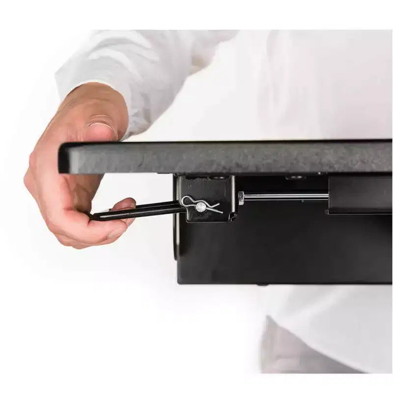 Support de moniteur convertisseur de bureau debout à deux niveaux AirRise Pro de Stand Up Desk Store avec tablette de clavier intégrée (blanc, 32 po de large)