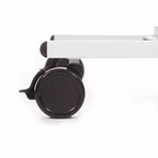 Poste de travail mobile et réglable en hauteur avec étagère pour imprimante et tablette coulissante pour clavier de Stand Up Desk Store