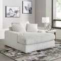 Chaise longue surdimensionnée Azulu de Roundhill Furniture, avec porte-gobelets et port de chargement USB