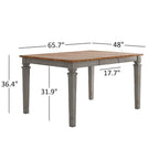 Table de salle à manger hauteur comptoir Elena Wood par iNSPIRE Q Classic